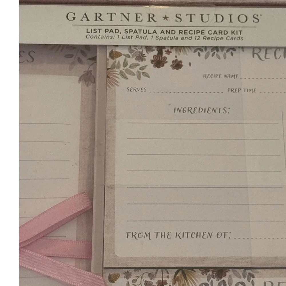 Gartner Studios List Pad Spatula Recipe Card Kit Mom Makes It Best New Mothers‎